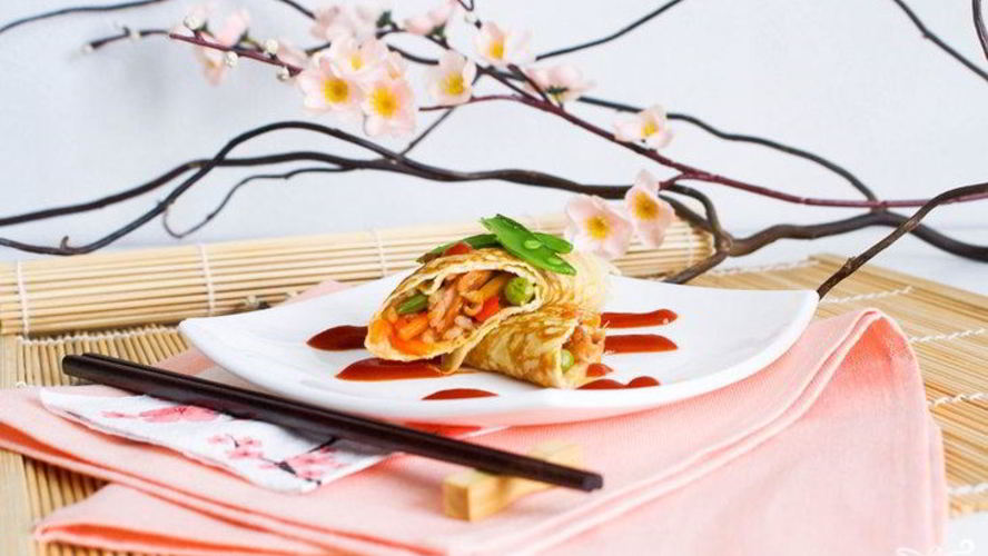 Рецепт омлет с рисом по-японски