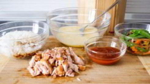 омлет с рисом по-японски