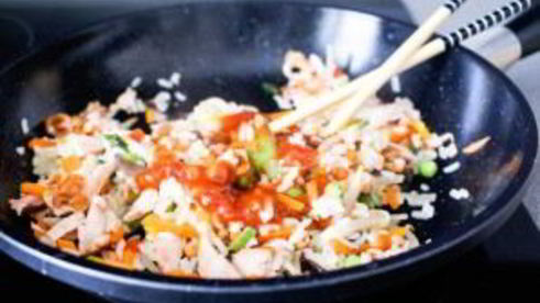 омлет с рисом по-японски