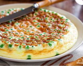 Омлет с творогом в мультиварке