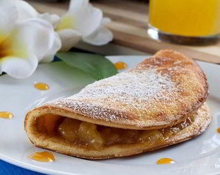 Омлет с вареньем