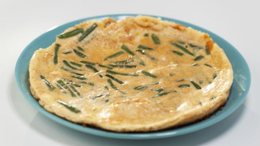 Рецепт омлет со стручковой фасолью