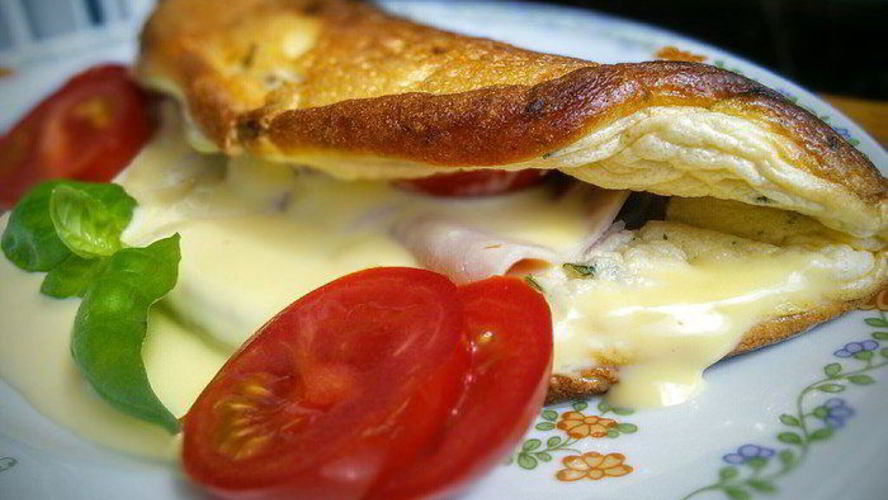 Рецепт омлет-суфле кордон блю