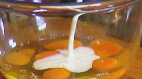 омлет светофор