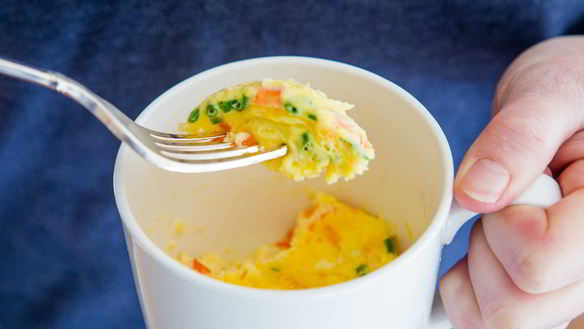 Рецепт Омлет в микроволновке за 5 минут