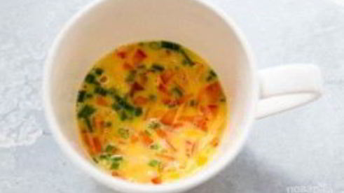 омлет в микроволновке за 5 минут