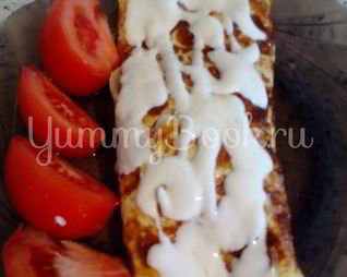 Омлет в рулете