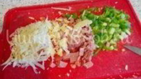 омлет в рулете