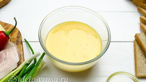 омлет запеченный в тосте