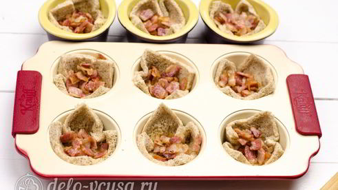 омлет запеченный в тосте