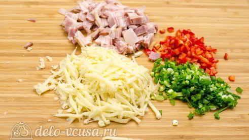 омлет запеченный в тосте