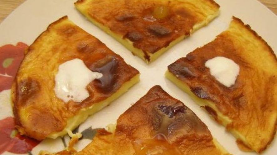 Рецепт сладкий омлет