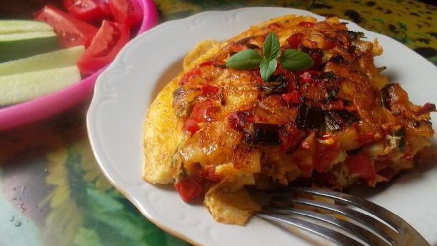 Рецепт сытный омлет