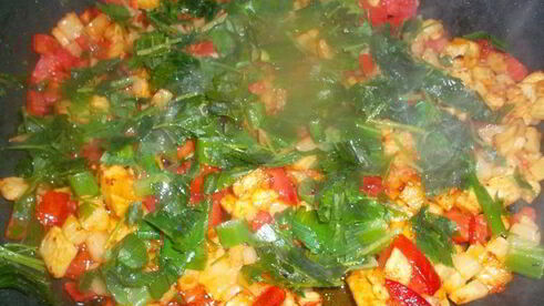 сытный омлет