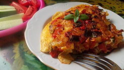 сытный омлет