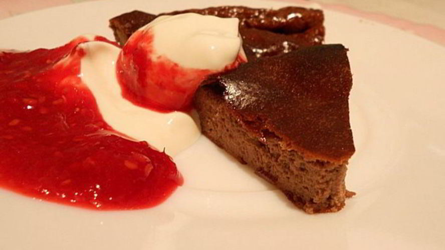 Рецепт творожный омлет с какао