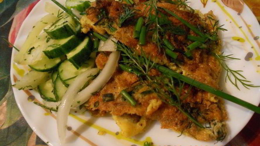 Рецепт утренний омлет