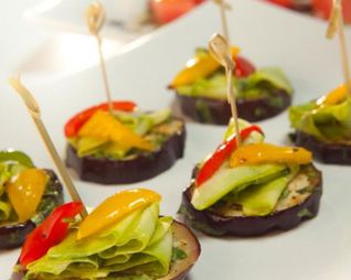 Овощная закуска с лимонным соусом