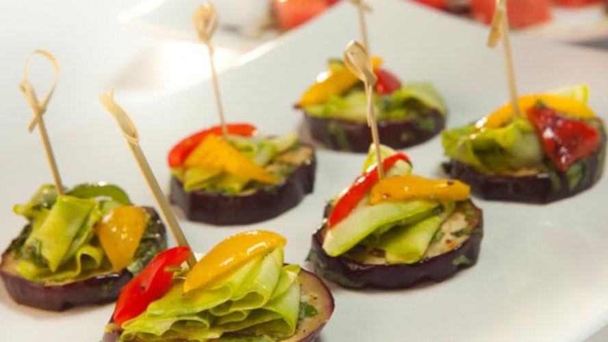 Рецепт овощная закуска с лимонным соусом