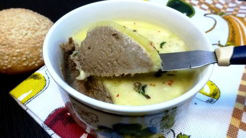 куриный паштет с айвой