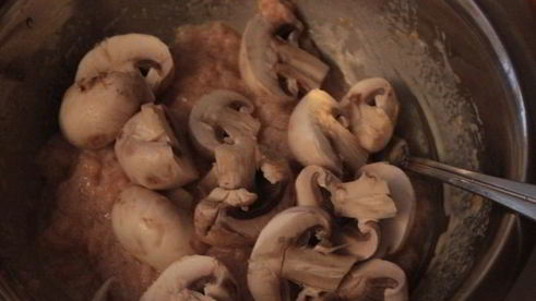 куриный паштет с грибами