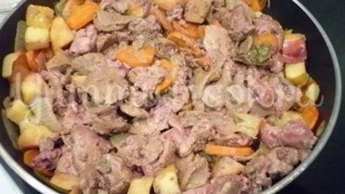 нежный паштет под апельсиновым желе