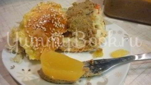 нежный паштет под апельсиновым желе