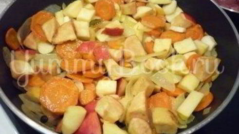 нежный паштет под апельсиновым желе