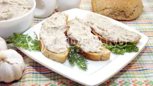 паштет из белой фасоли