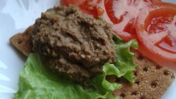 Рецепт Паштет из чечевицы с кешью и черносливом