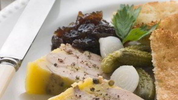 Рецепт Паштет из индейки с беконом и зеленью