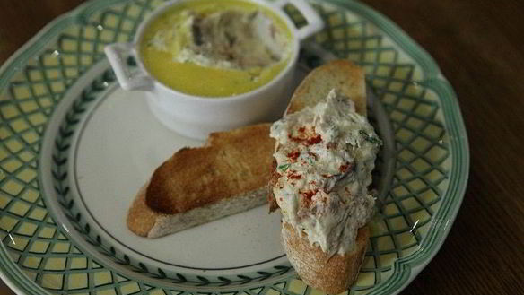 Рецепт Паштет из копченой скумбрии