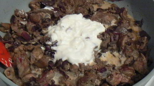 паштет из куриной печени с брусничным желе