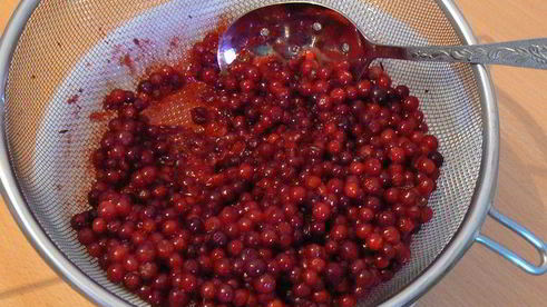 паштет из куриной печени с брусничным желе