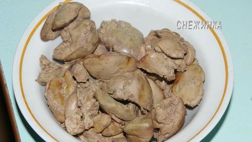 паштет из куриной печени с лисичками