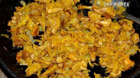 паштет из куриной печени с лисичками