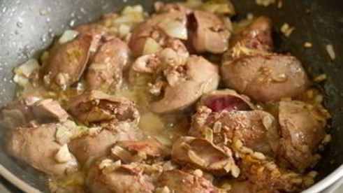 паштет из куриной печени с оливками и коньяком