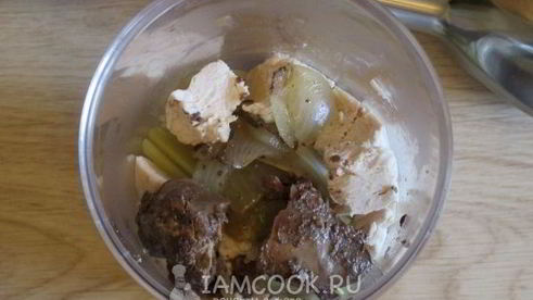 паштет из куриной печени в мультиварке
