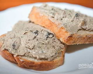 Паштет из печени и грибов