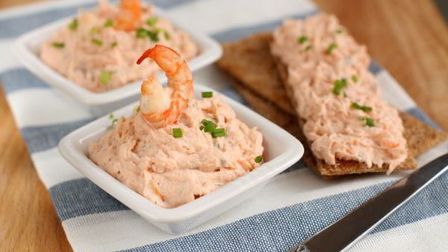 Рецепт паштет из семги с креветками