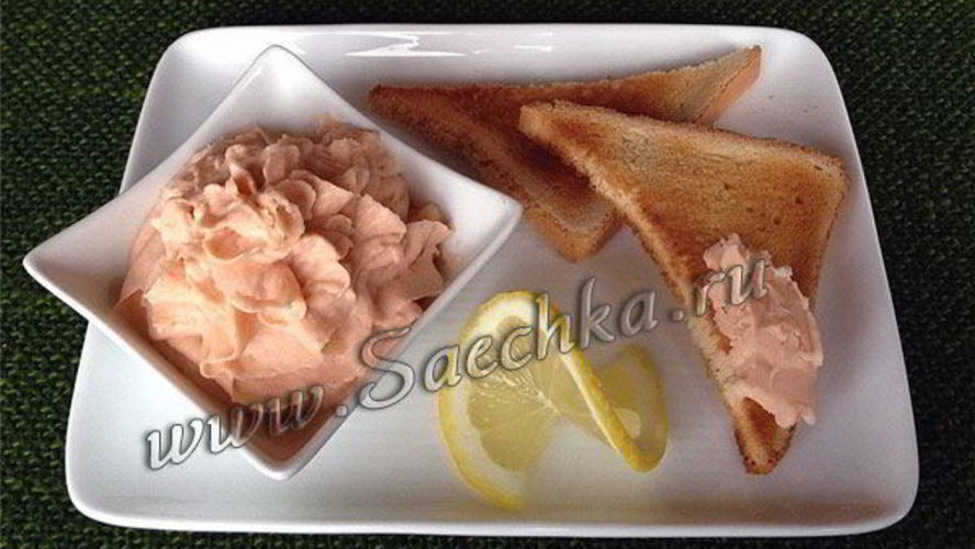 Рецепт паштета иза семг