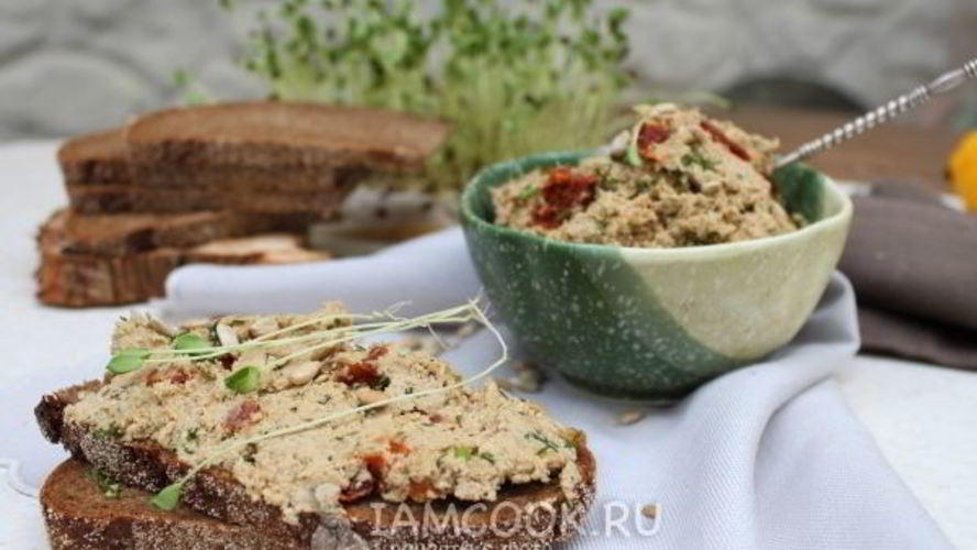 Рецепт паштет из семян подсолнуха