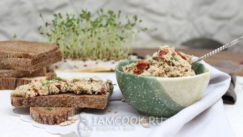 паштет из семян подсолнуха