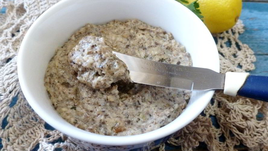 Рецепт паштет из шампиньонов и моцареллы