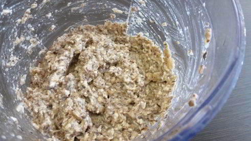 паштет из шампиньонов и моцареллы