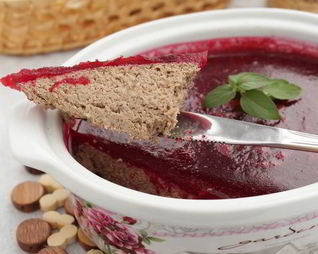 Паштет из утиной печени с клюквенным желе