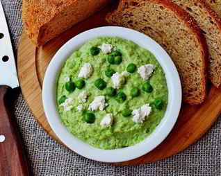 Паштет из зеленого горошка