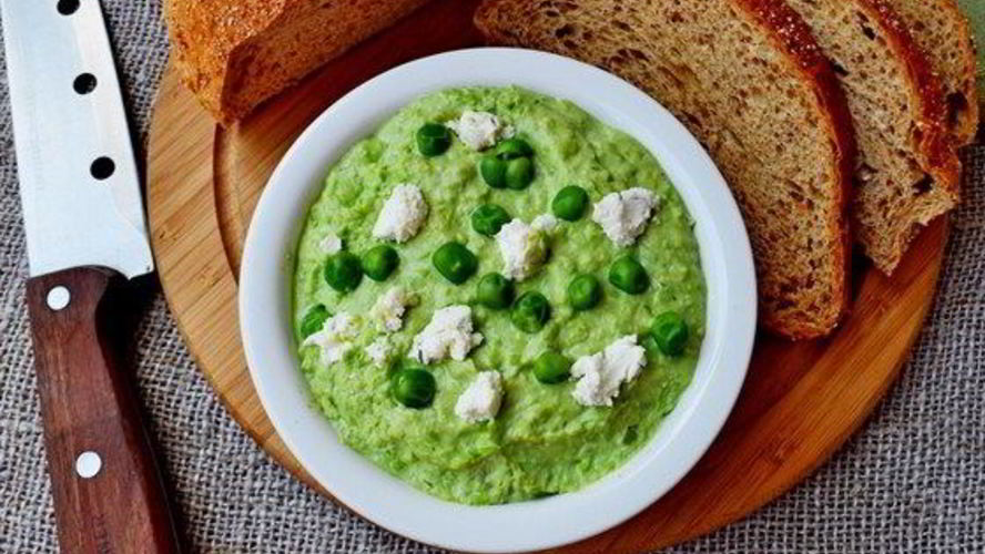 Рецепт паштет из зеленого горошка