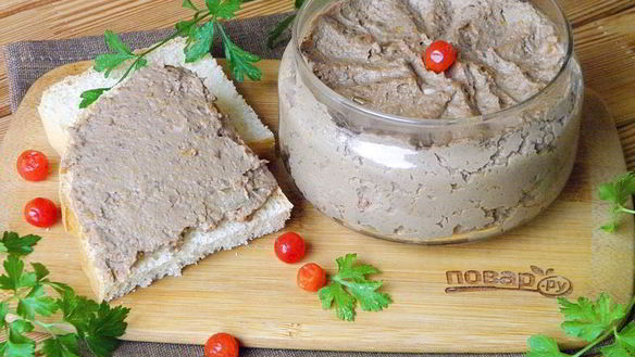 Рецепт Печеночный паштет классический