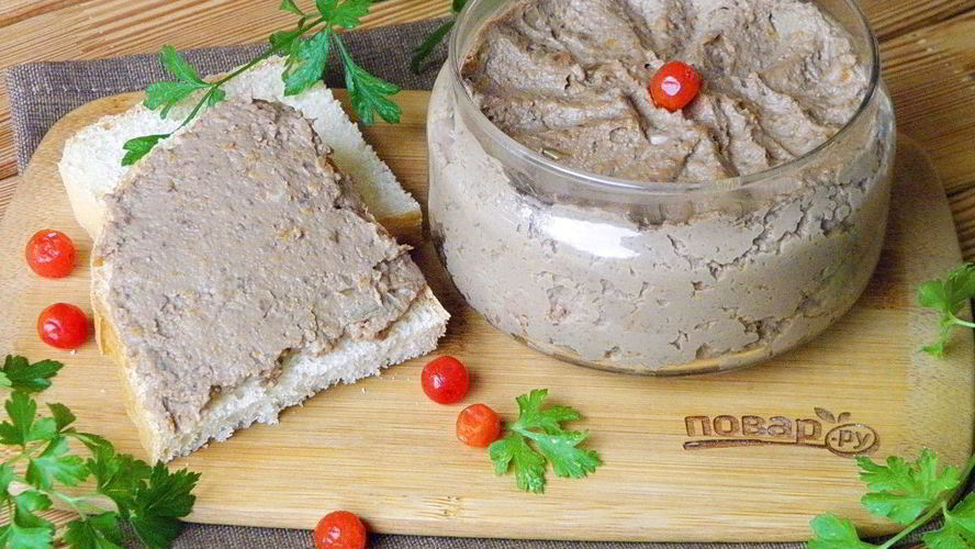 Рецепт печеночный паштет классический